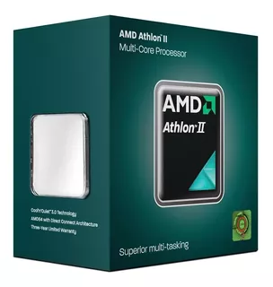 Processador AMD Athlon II X2 260 ADX260OCGMBOX de 2 núcleos e 3.2GHz de frequência