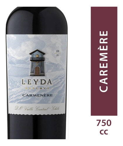 Vino Leyda Reserva - Carmenere 750ml