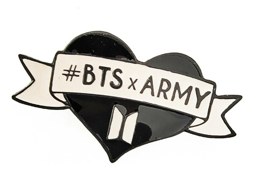 Pin De Metal Esmaltado Enamel Bts Army