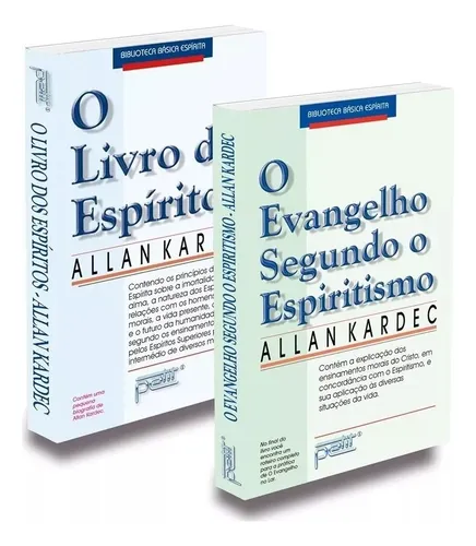 comprar Kit O Evangelho Segundo Espiritismo + O Livro Dos Espíritos, De Allan Kardec - Petit Editora
