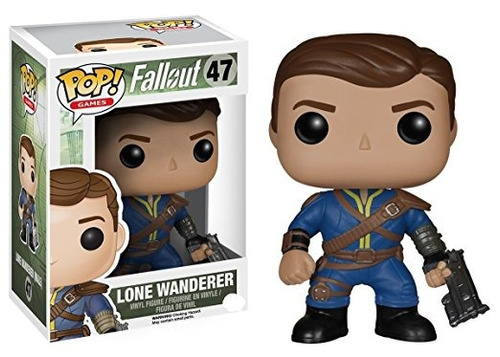 Funko Juegos Pop: Fallout - Figura Lone Wanderer Male Acción