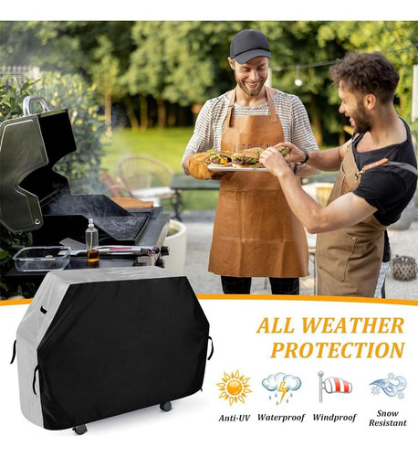 Funda Para Parrilla Impermeable Y Resistente A Los Rayos Uv