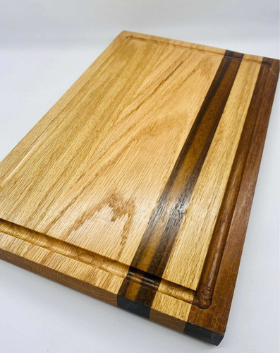 Tabla Para Picar 40 X 25 Cms Madera 100% Encino Y Tzalam