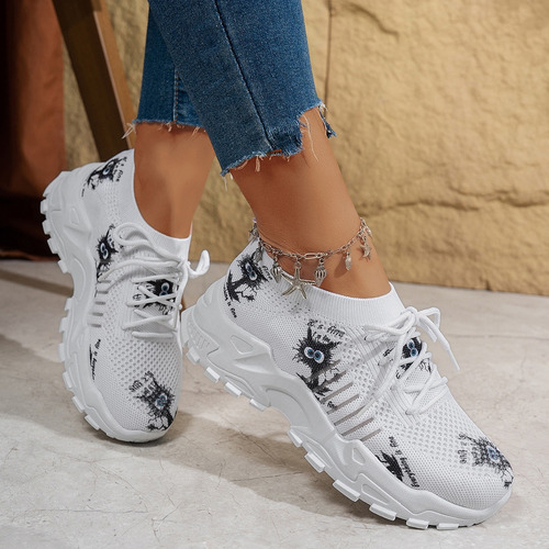 Zapatos Deportivos Casuales Transpirables De Moda Para Mujer