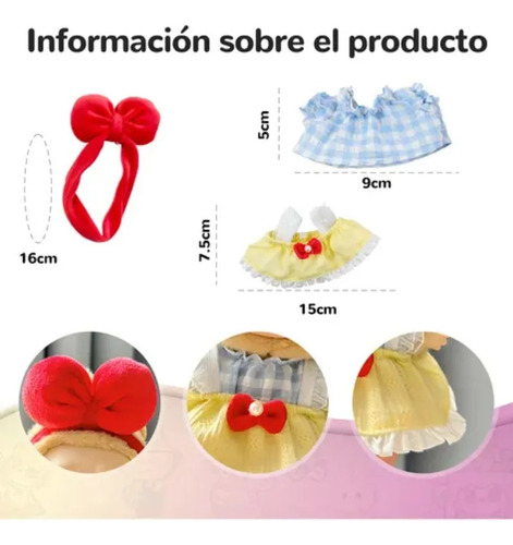 Ropa Nueva De Labubu Dolls, Llaveros De Felpa, Regalo