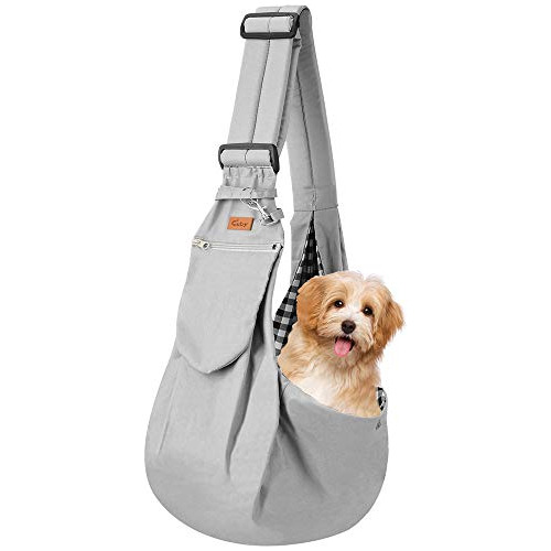 Dog And Cat Sling Carrier Manos Free Reversible Mascota...