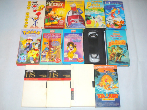 Peliculas Infantiles Retro En Vhs (lote X 14u.) (Usado)