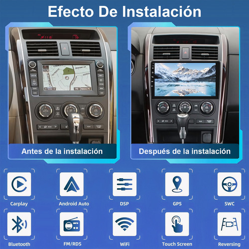 2g+32g Doble Din Android Car Stereo 10 Pulgadas Con Wifi Gps