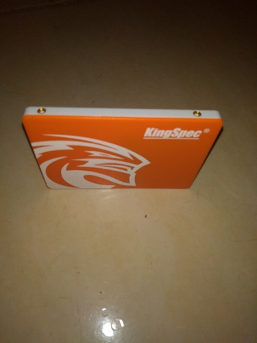 Kingspec SSD de 128 GB, para ordenador o portátil, color naranja claro
