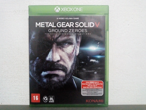 Xbox One Metal Gear Solid V Ground Zeroes - Mídia Física...