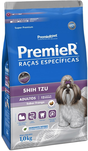 Ração Shih Tzu Adulto Premier Raças Específicas 1kg