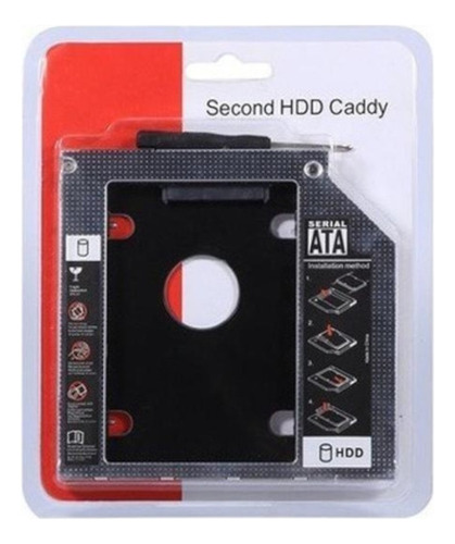 Adaptador Universal Caddy 2o Hd Ssd/dvd Notebook 9mm 9,5mm
