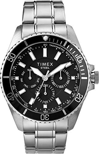 Timex Reloj Clásico De Cuarzo Para Hombre, Plateado, Reloj