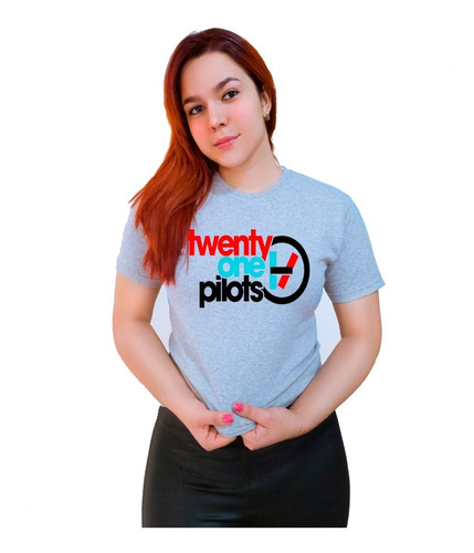 Polera Twenty One Pilots Conciert Lollapalooza 2023 Logo 705