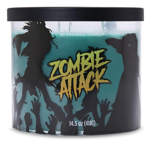 Haunted By  - Vela Perfumada En Tarro Zombie Attack, 3 Mecha