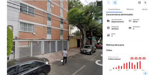 Departamento En Venta En La Col San Miguel Chapultepec. Miguel Hgo. Cdmx. Md*