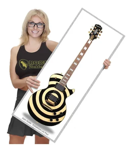 Guitarra EpiPhone Zakk Wylde black Label Society 100x40cm