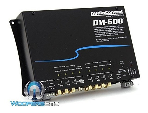 Audiocontrol Dm-608 6 8 Por Procesador De Señal Digital Cana