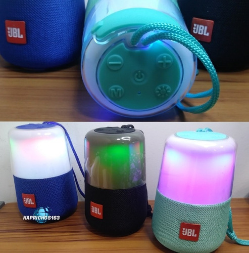 Corneta Portatil Jbl Tg 168 Power Bank Bluetooth Luces