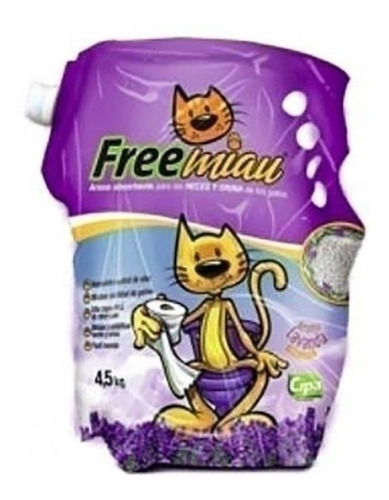 Arena Freemiau Lavanda - 4,5 Kg