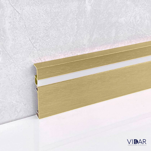 Zocalo De Aluminio Para Luz Led