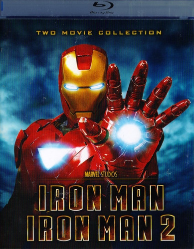 Iron Man 1 Y 2 Marvel Boxset Coleccion 2 Peliculas Blu-ray