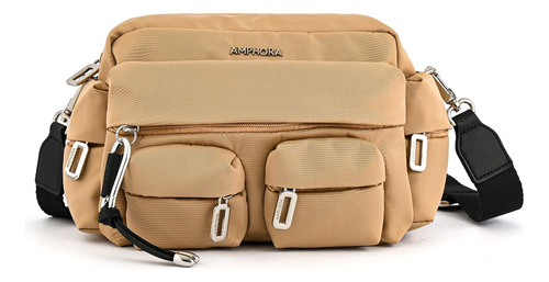 Cartera Bandolera Mediana Berta Beige