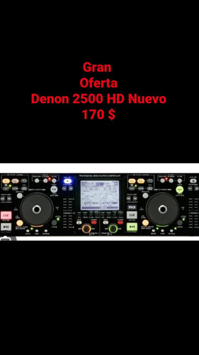 Gran Oferta Denon 2500 Hd 170 $ Nuevo En Su Caja