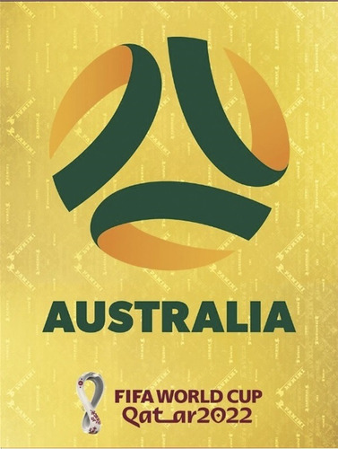 Figurita Escudo Australia Qatar 2022 Panini