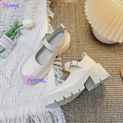 Zapatos De Plataforma Lolita Con Tacón Alto Para Mujer