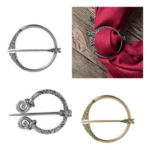 Mz Broche Bufanda Abrigo Chal Alfiler Joyería Medieval