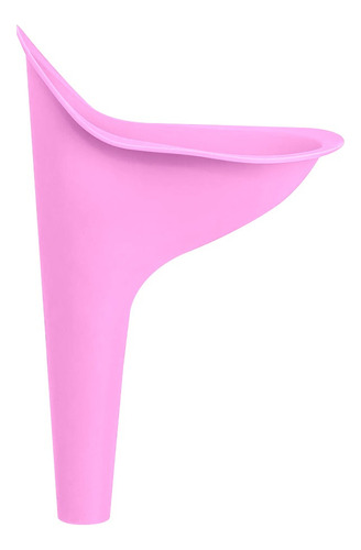 Orinal Urinario Portátil Femenino De Silicona Reutilizable Rosa