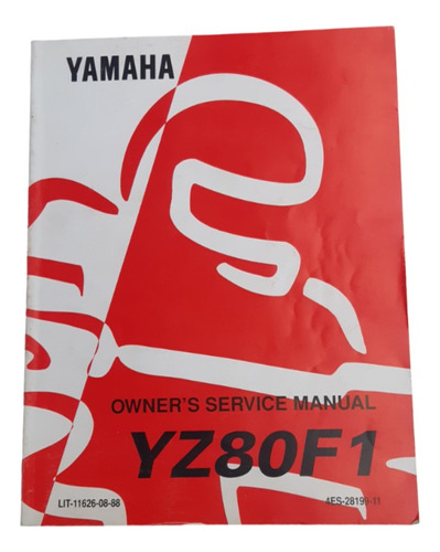 Revista Catalogo Manual Yamaha Yz 80 F1 Japon