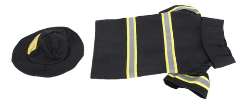 D Disfraces De Halloween Para Perro, Bombero, Chaqueta,