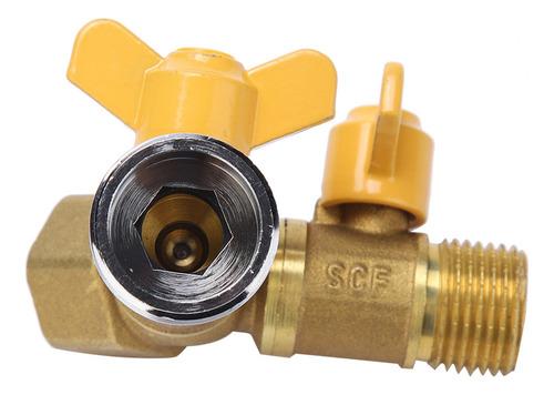 Conector De Doble Grifo G1/2 De Latón Para Riego De Jardín,