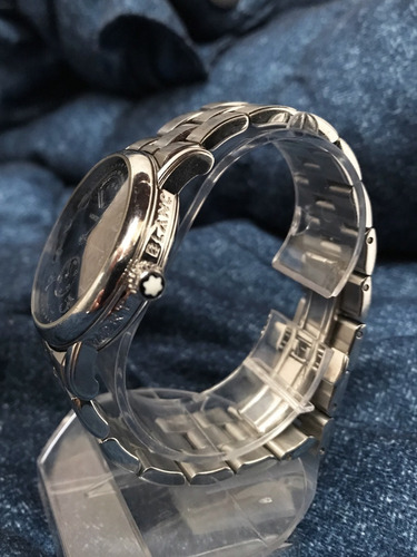 Montblanc 7017 Reserve De Marche Até Pulseira Original, Raro