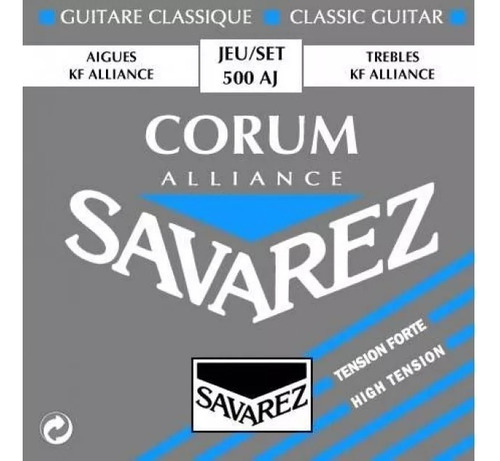 Encordado Guitarra Clasica Savarez 500aj Alliance Corum Alta