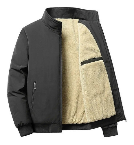 Chaqueta Térmicos Casual Gruesa Para Hombre, Chamarra