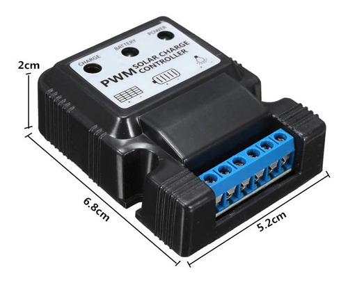 Mini Controlador 10 A Regulador Planta Panel Solar 10a 6-12v