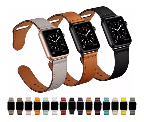 PULSEIRAS LOUIS VUITTON COURO COMPATIVEL COM SMARTWATCH E APPLE WATCH 49MM  45MM 44MM 42MM 41MM 40MM