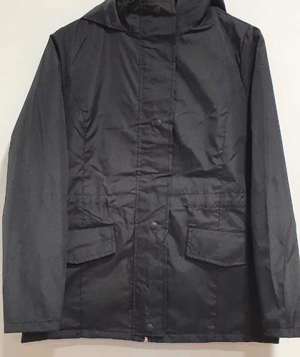 Campera Mujer Impermeable Rompeviento Capucha Talles Grandes