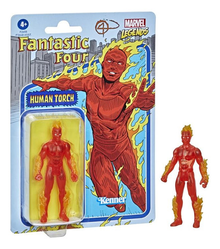 Marvel Legends Retro Collection Human Torch Kenner 3.75