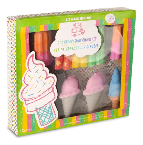 Moderna De Gis De Helado Para Niños