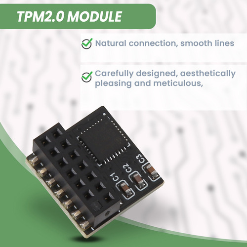 Módulo De Seguridad Tpm Tpm2.0 Para Asus Tpm Spi Parallel Tr