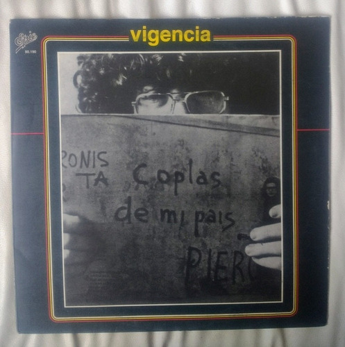 Piero Coplas De Mi Pais Vinilo Original 