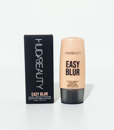 Base de maquiagem líquida Huda Beauty Easy Blur Cor Shortbread Easy Blur Natural AirBrush tom shortbread - 10mL 40g