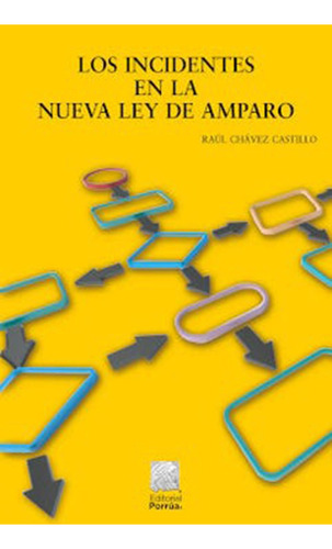 Los incidentes en la nueva Ley de Amparo: No, de Chávez Castillo, Raúl., vol. 1. Editorial Porrúa, tapa pasta blanda, edición 7 en español, 2023