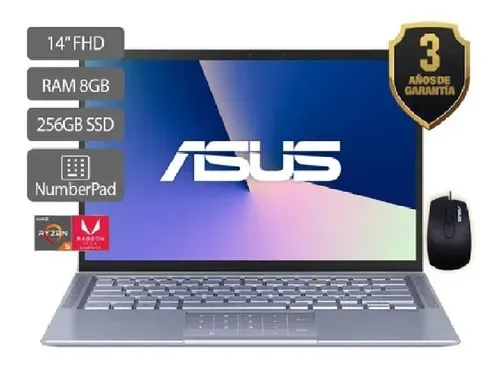 Portátil asus zenbook 14 um431da amd ryzen 5 vega 8 ram 8gb new arrivals