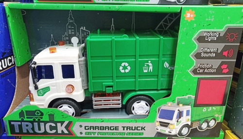 Camion De La Basura Basurero Juguete Pilas Niños Navidad