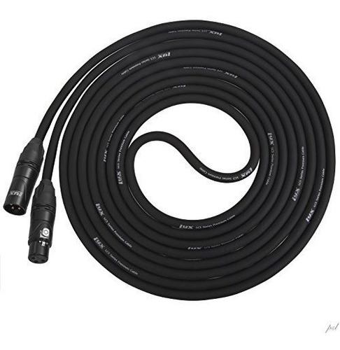 Cable Para Micrófono: Lyxpro Quad Series Cable De Micrófono 